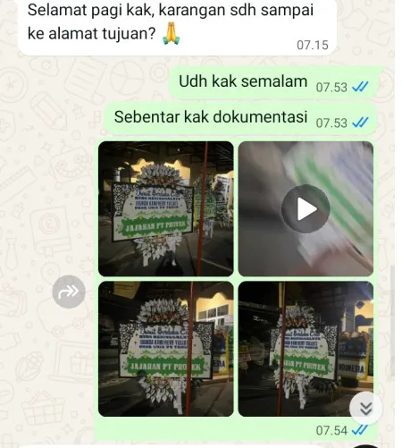 Pengiriman Papan Bunga Selamat Bobos Legonkulon