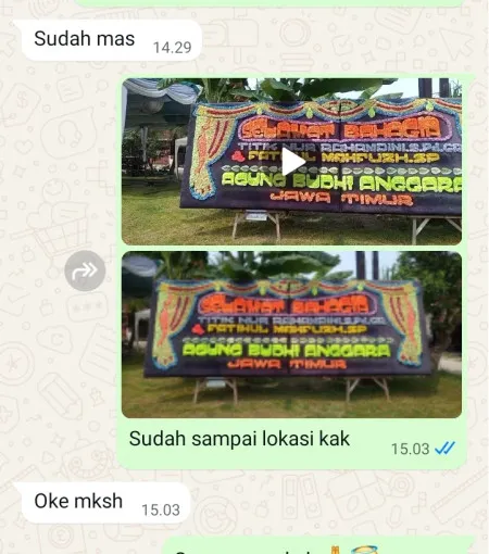 Pengiriman Papan Bunga Bobos Legonkulon